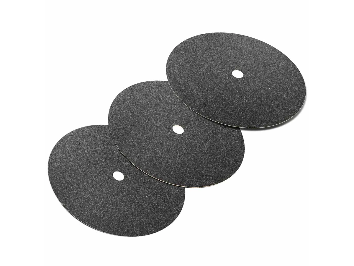 Floor Sanding Discs: PS19 Silicon Carbide, 80 Grit, E-Wt Paper, 5"x 1/2" Center Hole